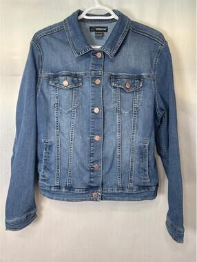 Jordache Jean Jacket Women's XL Denim Jacket